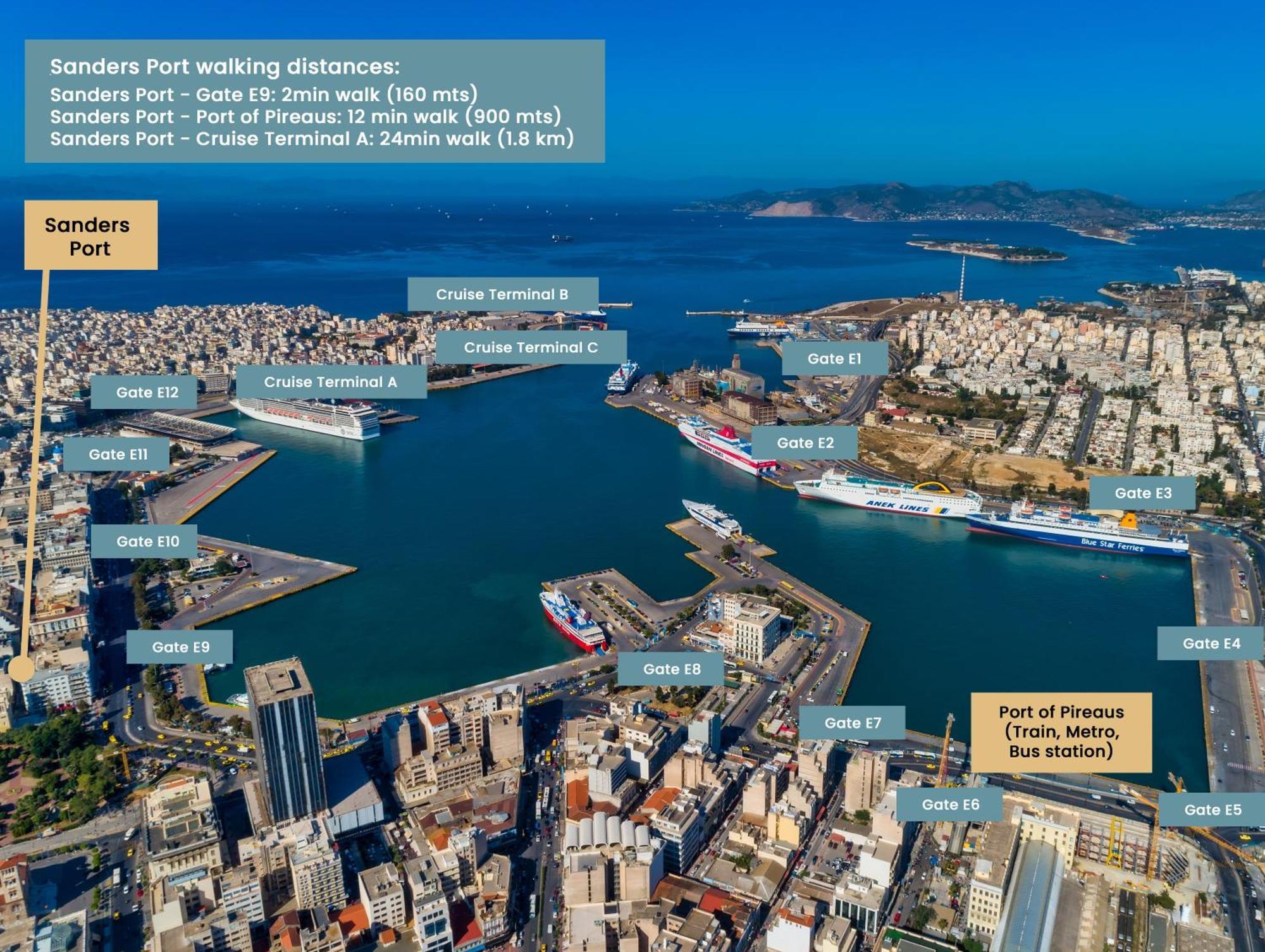 Sanders Port Piraeus Exterior photo